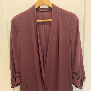 Babaton Burgundy Blazer - 6